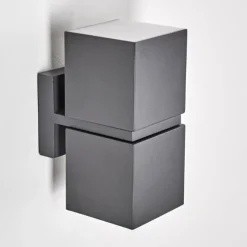 hofstein Applique murale d'extérieur Swanek LED Anthracite, 2 lumières