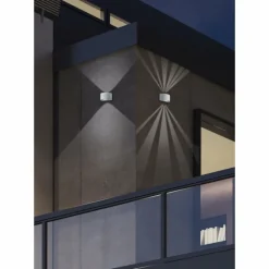 Luminaires Reality Applique murale d'extérieur Reality ROSARIO LED Blanc, 2 lumières