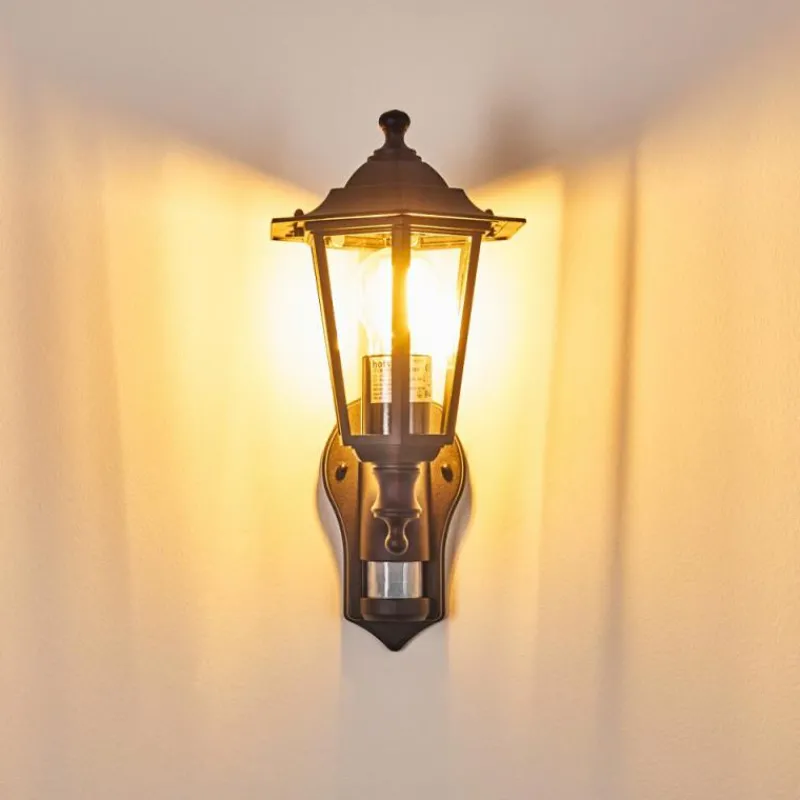 Luminaires Rustiques-hofstein Applique murale d'extérieur Loria Noir, 1 lumière