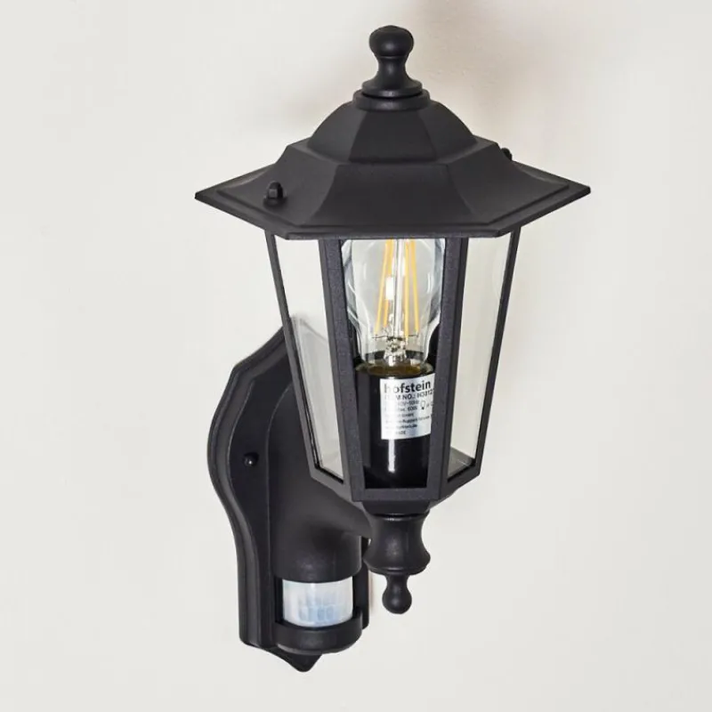 Luminaires Rustiques-hofstein Applique murale d'extérieur Loria Noir, 1 lumière
