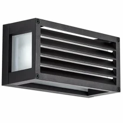 KS Verlichting Applique murale d'extérieur Bars Noir, 1 lumière