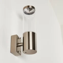 hofstein Applique murale d'extérieur Noreaz Chrome, 1 lumière