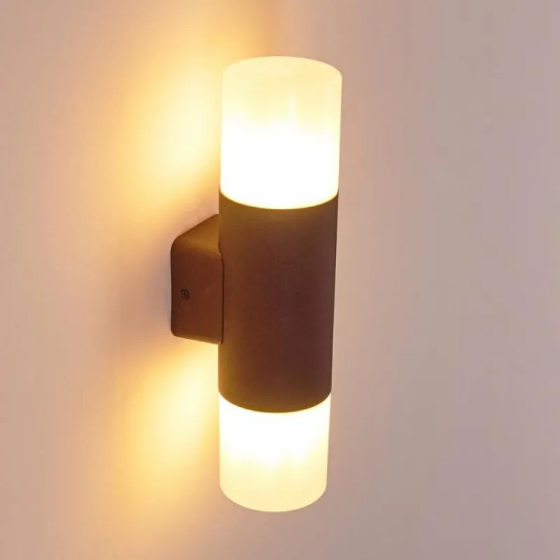 hofstein Applique murale d'extérieur Buhrkall Rouille, 2 lumières