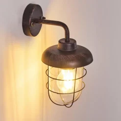 hofstein Applique murale d'extérieur Valto Rouille, 1 lumière