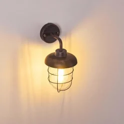 hofstein Applique murale d'extérieur Valto Rouille, 1 lumière