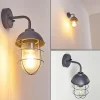 Lampes Vintages & Rétros-hofstein Applique murale d'extérieur Toftlund Gris, 1 lumière