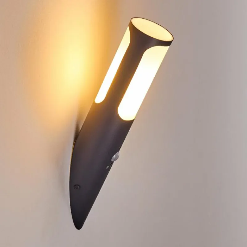 hofstein Applique murale d'extérieur Nalmaibrück Anthracite, 1 lumière, Détecteur de mouvement