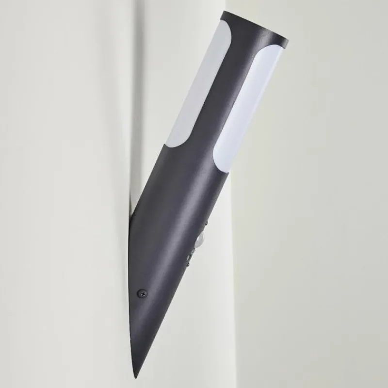 hofstein Applique murale d'extérieur Nalmaibrück Anthracite, 1 lumière, Détecteur de mouvement