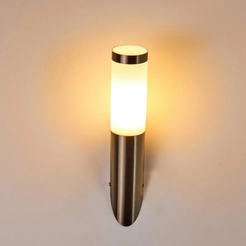 hofstein Applique murale d'extérieur Norburg Acier inoxydable, 1 lumière