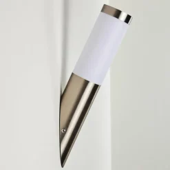 hofstein Applique murale d'extérieur Norburg Acier inoxydable, 1 lumière