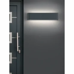 Luminaires Trio Applique murale d'extérieur Trio Leuchten THAMES II LED Anthracite, 2 lumières