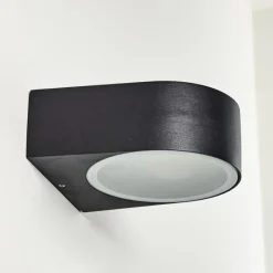 hofstein Applique murale d'extérieur Haderslev Noir, 1 lumière