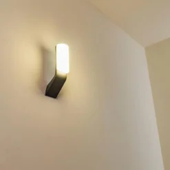 hofstein Applique murale d'extérieur Bovlund LED Noir, 1 lumière