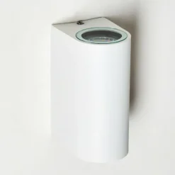 hofstein Applique murale d'extérieur Pailly LED Blanc, 2 lumières