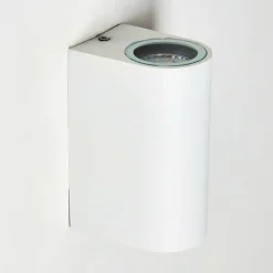 hofstein Applique murale d'extérieur Pailly LED Blanc, 2 lumières