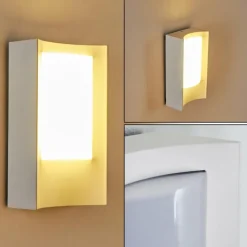 hofstein Applique murale d'extérieur Lamoliere LED Blanc, 1 lumière