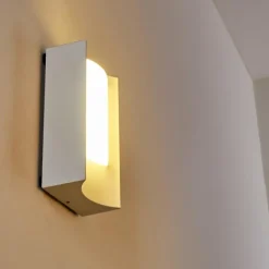 hofstein Applique murale d'extérieur Lamoliere LED Blanc, 1 lumière