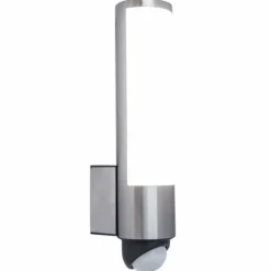 Luminaires Lutec Applique murale d'extérieur Lutec LEDA Anthracite, 1 lumière, Détecteur de mouvement