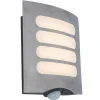 Luminaires Lutec Applique murale d'extérieur Lutec FARELL LED Anthracite, 1 lumière, Détecteur de mouvement