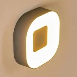 hofstein Applique murale d'extérieur Feldsted LED Argenté, 1 lumière