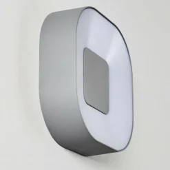 hofstein Applique murale d'extérieur Feldsted LED Argenté, 1 lumière