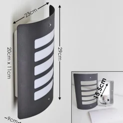 hofstein Applique murale d'extérieur Alslev Anthracite, 1 lumière