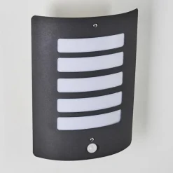 hofstein Applique murale d'extérieur Alslev Anthracite, 1 lumière, Détecteur de mouvement