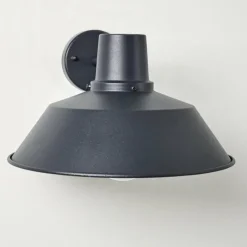 hofstein Applique murale d'extérieur Maloja Noir, 1 lumière