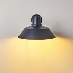 hofstein Applique murale d'extérieur Maloja Noir, 1 lumière