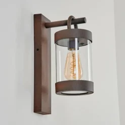 hofstein Applique murale d'extérieur Fulham Rouille, 1 lumière