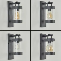 hofstein Applique murale d'extérieur Fulham Anthracite, 1 lumière