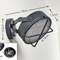 hofstein Applique murale d'extérieur Gotter LED Anthracite, 1 lumière