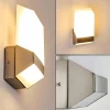 hofstein Applique murale d'extérieur Clear LED Nickel mat, 1 lumière