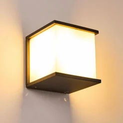 hofstein Applique murale d'extérieur Ebba Anthracite, 1 lumière