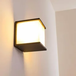 hofstein Applique murale d'extérieur Ebba Anthracite, 1 lumière