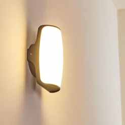 hofstein Applique murale d'extérieur Svea LED Anthracite, 1 lumière