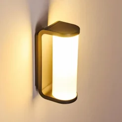 hofstein Applique murale d'extérieur Novelle LED Anthracite, 1 lumière