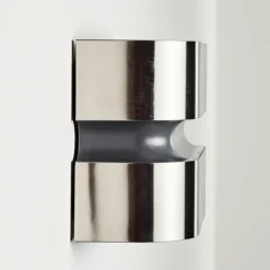 hofstein Applique murale d'extérieur Kolding LED Acier inoxydable, Noir, 1 lumière