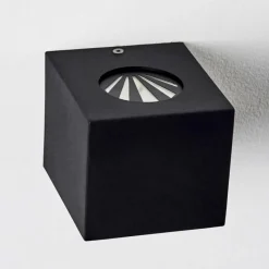 hofstein Applique murale d'extérieur Jonava LED Noir, 2 lumières