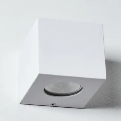 hofstein Applique murale d'extérieur Jonava LED Blanc, 2 lumières