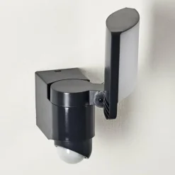 hofstein Applique murale d'extérieur Larvik LED Anthracite, 1 lumière, Détecteur de mouvement