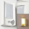 hofstein Applique murale d'extérieur Nordkapp LED Blanc, 1 lumière, Détecteur de mouvement