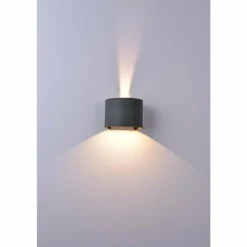 Luminaires Mantra Applique murale d'extérieur Mantra DAVOS LED Gris, 1 lumière