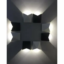Luminaires Mantra Applique murale d'extérieur Mantra TRIAX LED Gris, 1 lumière