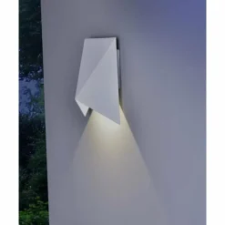 Luminaires Mantra Applique murale d'extérieur Mantra TRIAX LED Blanc, 1 lumière
