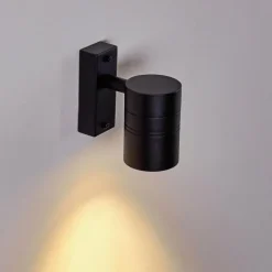 hofstein Applique murale d'extérieur Froslev LED Noir, 1 lumière