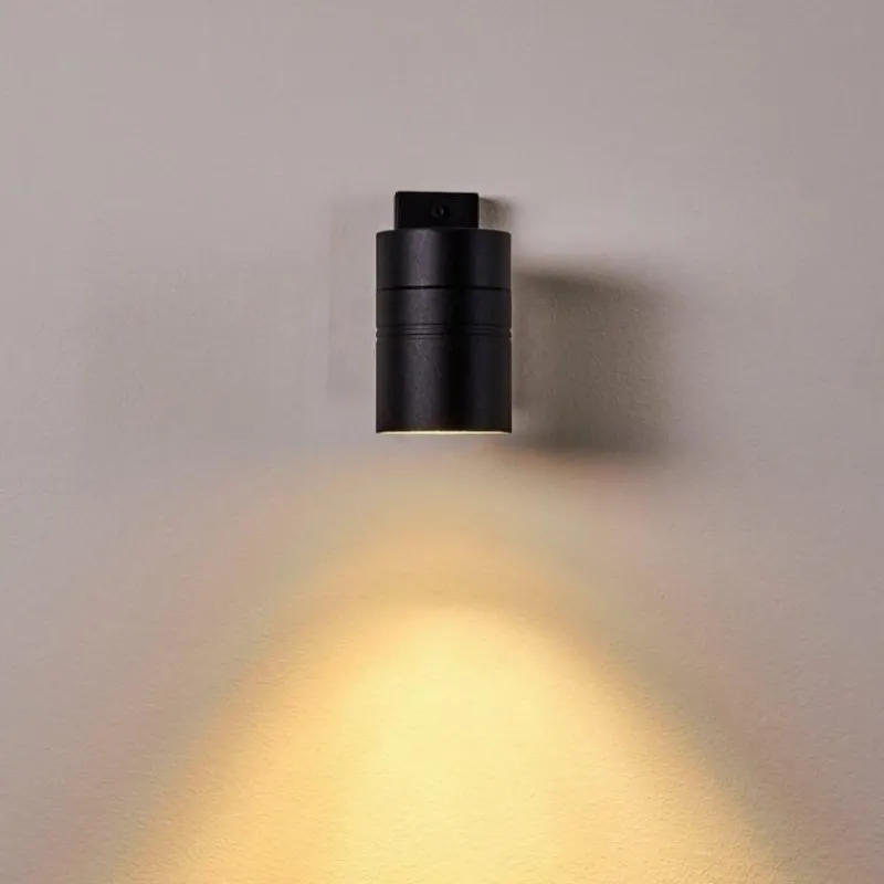 hofstein Applique murale d'extérieur Froslev LED Noir, 1 lumière