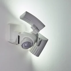 hofstein Applique murale d'extérieur Foroyar LED Blanc, 2 lumières, Détecteur de mouvement