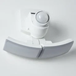 hofstein Applique murale d'extérieur Foroyar LED Blanc, 2 lumières, Détecteur de mouvement
