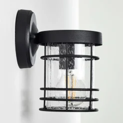 hofstein Applique murale d'extérieur Bjerndrup Noir, 1 lumière